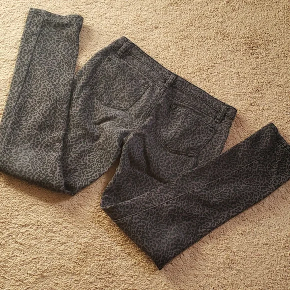 Animal print rock n roller skinny jeans sz11 - Picture 3 of 12